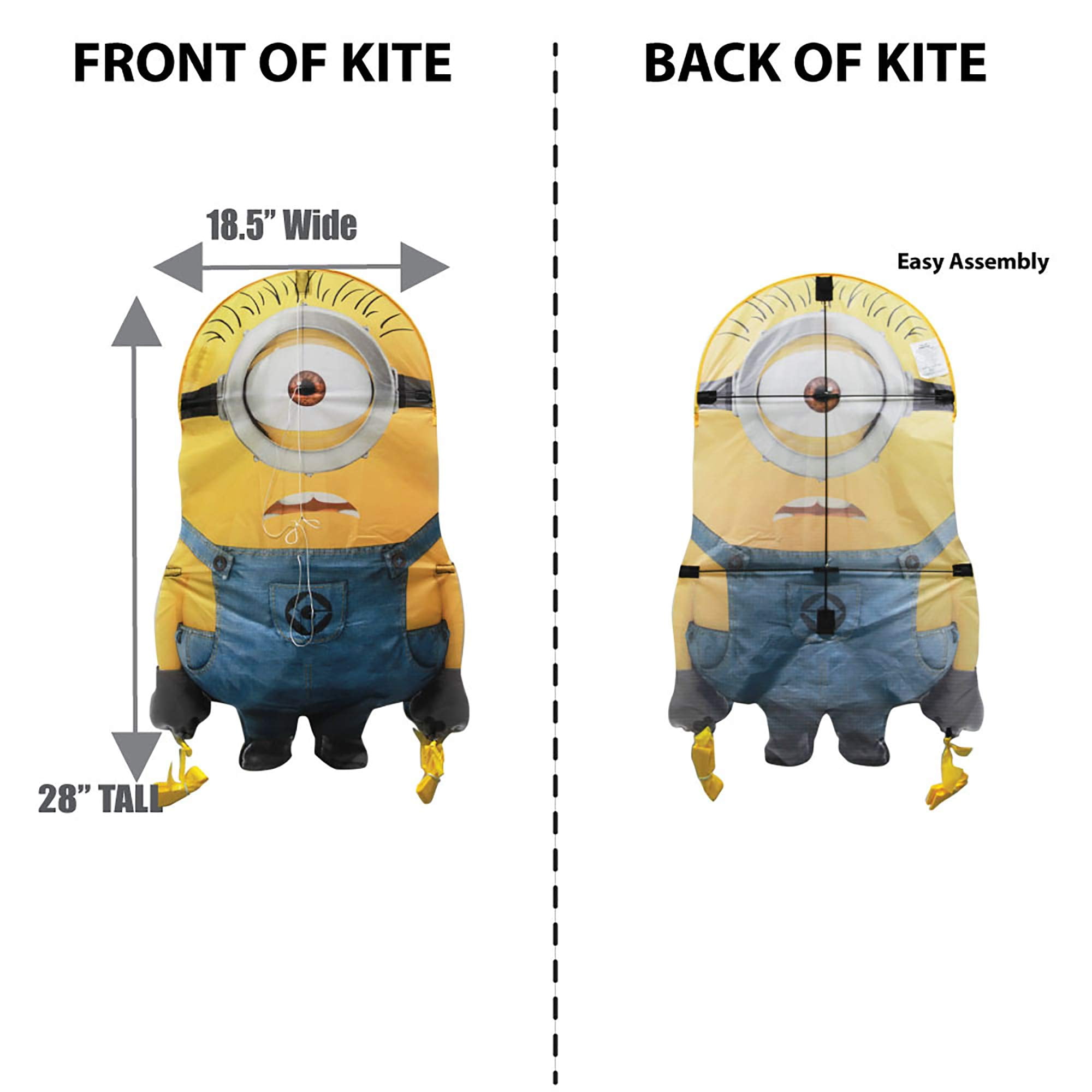 WindNSun Skypals Licensed Despicable Me Minions Carl Kite 28 Tall