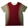 thumbnail image 1 of Baseball League Red and Sand All Over Toddler T Shirt Multi 4T, 1 of 2