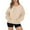 Beige, variant on pstuiky Sweatshirt for Women, Women Solid Color Round Neck Long Sleeve Sweatshirt Classic Fit Stylish Plus Size Sports Hoodie Girls Sweatshirts for Girl Beige L