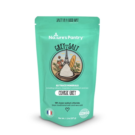 Celtic Sea Salt- Coarse Light Grey Bag 1lb (16oz) Celt Salt By Natures Pantry