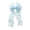 D, variant on Sheer Organza Hair Bow Clips with 23.62 Inch Long Wavy Ribbon Tassels for Women Girls, Hair Accessories,Colour as Pictured
