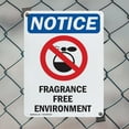 thumbnail image 5 of (2 Pack) Fragrance Free Environment OSHA Notice Sign 12 Inch X 18 Inch Indoor / Outdoor Rust-Free Aluminum Metal Signs for Workplace, Workshop, and Construction Site, Made in the USA, 5 of 8
