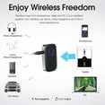 thumbnail image 3 of Winnereco Bluetooth Receiver Adapter 3.5mm Jack for Car Headphone, 3 of 7