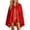 Red, variant on Halloween Cosplay Accessory, Sparkly Sequin Hooded Cape Cloak, Short Glitter Cape With Tie Neck for Halloween Witch Princess Cosplay Party, Multi Color Shiny Costume Accessory, Red One Size