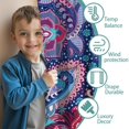 thumbnail image 3 of Blackout Kids Curtains,Paisley Pattern Childrens Insulated Curtains Set Of 2,Bedroom Essentials,Toddler Room Decor 52"x63"(132x160cm), 3 of 4
