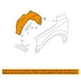 thumbnail image 3 of For 03-14 XC90 Front Splash Shield Inner Fender Liner Panel Plastic Right Side, 3 of 5