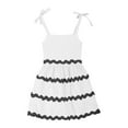 thumbnail image 3 of GBSYEWXS Girls Formal Dress Girls Summer Sleeveless Sling Dresses Cinch In The Waist Beach Cute Princess Dress Casual Sundress, 3 of 5