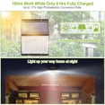 thumbnail image 4 of Solar Lights 88 LEDs Wall Lamps Outdoor 120° Motion Sensor Sound Control Lightings 270°Illumination IP65 Waterproof w/ 2.5m Extend Wire for Garage Garden Front Door, 4 of 12
