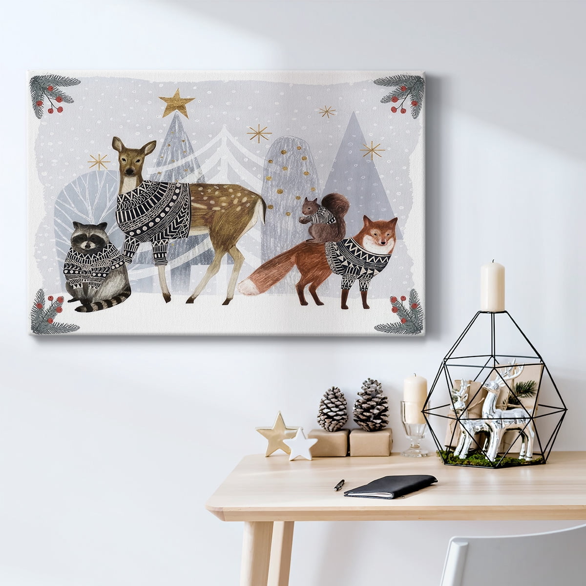 Cozy Christmas Collection A- Gallery Wrapped Canvas
