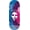 Blue / Purple / Pink, variant on Opera Triple Torn Big Mask Blue / Purple / Pink Skateboard Deck - 12" x 32.4" (Deck Only)