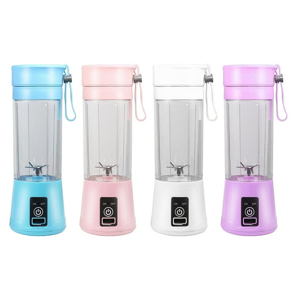 Portable Blender,Personal Blender with USB Rechargeable Mini Fruit Juice Mixer for Smoothies Shakes 380ML,Pink