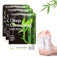 thumbnail image 1 of Parches para los pies SOFFAIR de bambú para limpieza profunda, 30 unidades, 1 of 6