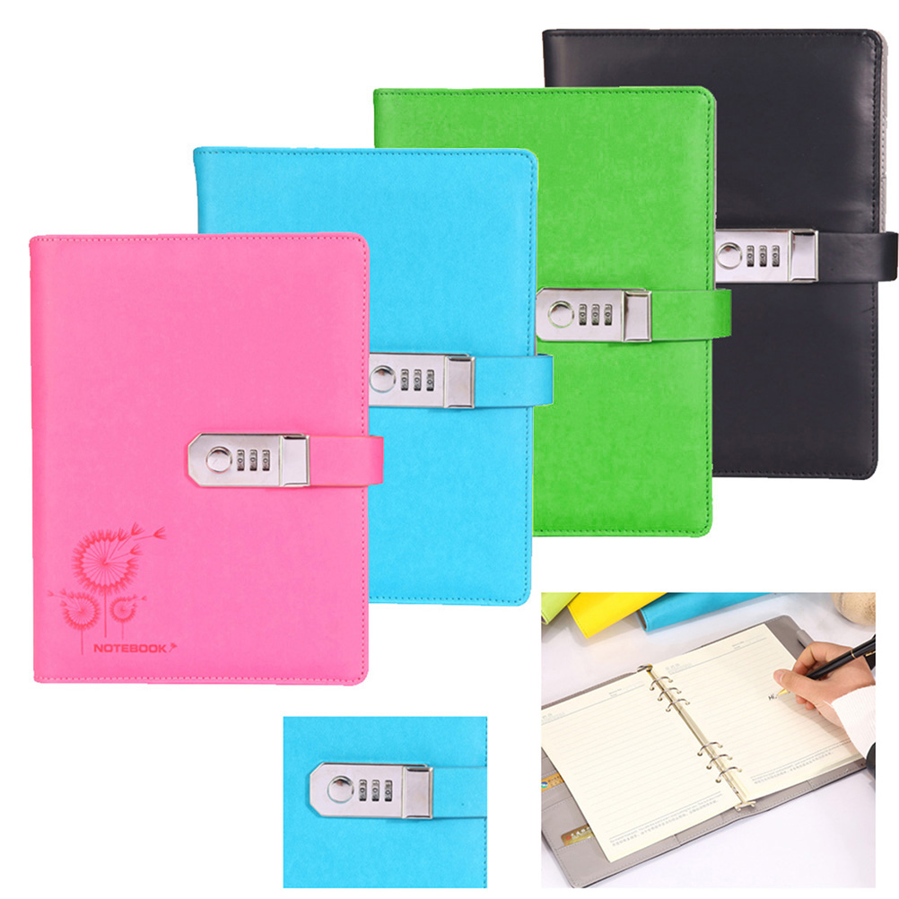 OFFIGAM Poetry Writing Journal with Password Lock, 1 Pack - Secure Notebook for Personal Notes and Writing