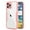 Pink, variant on Dteck Full Body Case for iPhone 14 6.1 inch 2022 with Built-in Screen Protector, Dual Layer Rugged Bumper Clear Case for Apple iPhone 14, Red