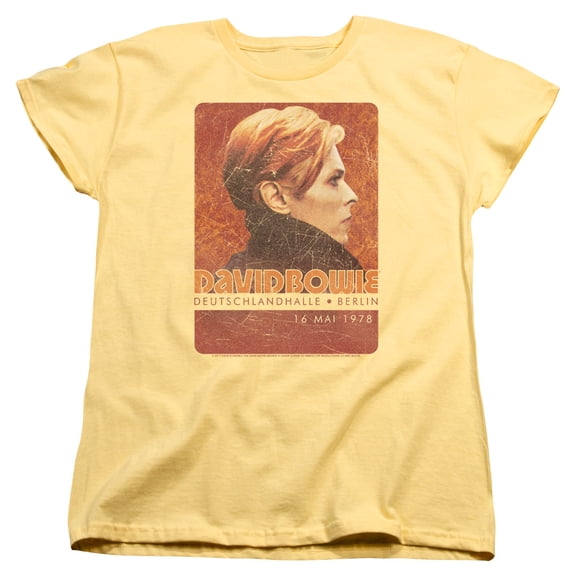 David Bowie - Stage Tour Berlin 78 - Women's Short Sleeve Shirt - X-Large