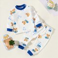 thumbnail image 2 of UAYOTSE Baby Toddler Girl Spring Outfits Long Sleeve Sweatshirts Tops & Pants Sets Clothes Suit Spring Outfit Gifts Layette Set,Sizes 6-12 Months, 2 of 4