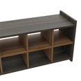 thumbnail image 2 of TUHOME Unité de Rangement d'Entrée en Bois Manufacturé Bancs d'Entrée Marron, 2 of 7