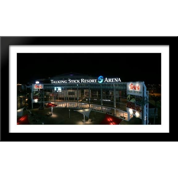 Talking Stick Resort Arena 40x22 Large Black Wood Framed Print Art - Home of the Phoenix Suns