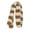 Khaki, variant on Fashion Striped Scarf for Winter Autumn Knitted Thin Neck Scarf for Women Outfit All Matching Casual Formal Long Scarf