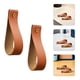 thumbnail image 2 of 4 pcs Cortina de cuero Correas de varilla de pared ganchos de cuero colgantes de pared ganchos de toalla de cuero de pared, 2 of 6