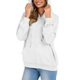 thumbnail image 4 of Weardear Women's Full Zip Up Lightweight Hoodies Oversize Thin Long Sleeve Casual Hooded Jackets with Pockets, 4 of 6