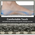 thumbnail image 6 of SIXHOME Non Slip Shower Mat 17"x30" PVC Loofah Shower Mats for Bathtub Quick Drying Shower Floor Mat with Comfortable Textured Surface Easy Cleaning Shower Mat for Shower Stall Gray, 6 of 8