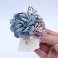 thumbnail image 4 of Rhinestone Rose Flower Brooch Pin for Women Wedding Crystal Pearl Fabric Camellia Flower Brooches Lapel Pins Hairpins Elegant Hairclips Dress Accessories Masquerade Party Jewelry for Bridesmaids, 4 of 11