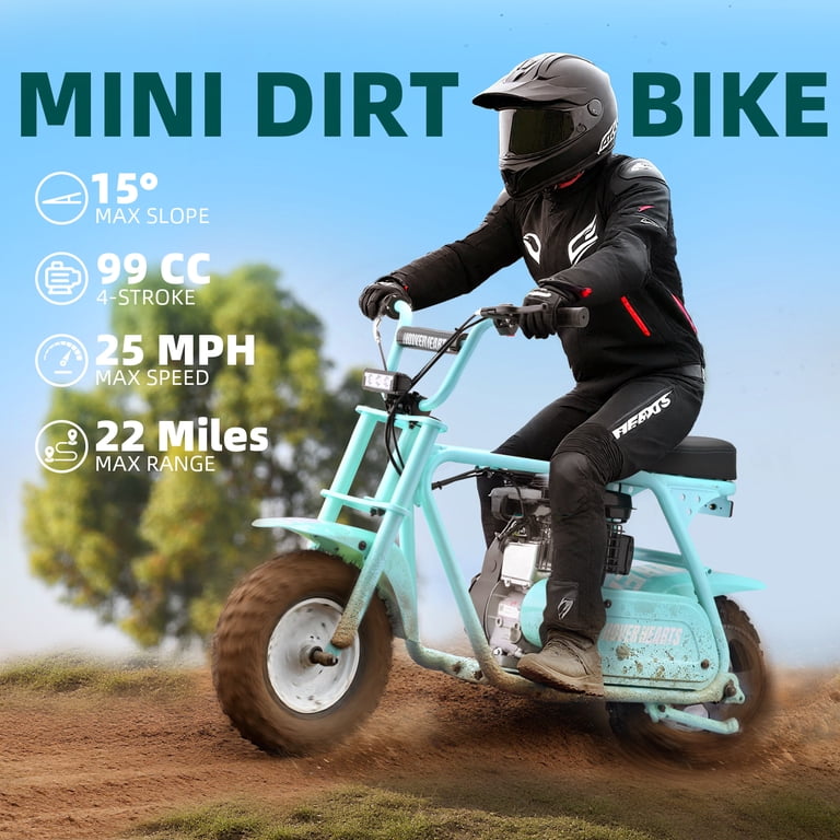 Aoemoe MB001 Gas Powered Mini Dirt Bike 99CC for Teens and Adults