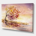 thumbnail image 3 of Designart ' Orange and Yellow Autumn Tree ' Traditional Canvas Wall Art Print, 3 of 4
