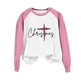 thumbnail image 1 of Birdeem Noël Femmes Décontracté Manches Longues Col Rond Hauts Chemises Amples Blouse Chandail en Molleton, 1 of 1