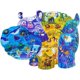 thumbnail image 1 of Rompecabezas para niños de 4 a 8 años, de 8 a 10 años, de 10 años y adultos. 88 piezas de rompecabezas de suelo con forma de hipopótamo para niños. Regalo educativo de cumpleaños (hipopótamo)., 1 of 5