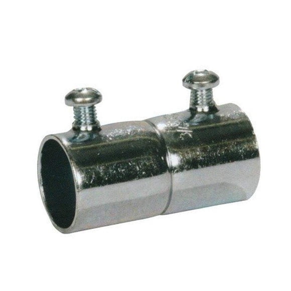 Acople Morris 14904 EMT de acero con tornillo prisionero, tamaño 1-1/2