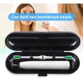 thumbnail image 4 of Electric Toothbrush Travel Case for Oral-B Pro and Other Electric Toothbrush, Portable Travel Toothbrush Holder (Black & White), 4 of 4