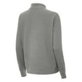 thumbnail image 3 of Women's-Antigua  Heather Black Denny Hamlin Crush Quarter-Zip Pullover Top, 3 of 3