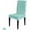 -, variant on Chair Covers Solid Teal Color Dining Chair Slipcovers Light Cyan Stretch Removable Chair Seat Protector Party Decoration Set of 1