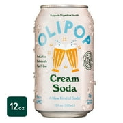 OLIPOP Prebiotic Soda, Cream Soda, 12 fl oz