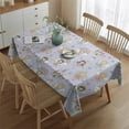 thumbnail image 2 of Light Purple Fairy Princess Pattern Rectangle Tablecloth 60"x84",Waterproof Polyester Rectangle Table Cloth, Wipeable Spillproof Polyester Tablecloth for Dining, Camping, Indoor and Outdoor, 2 of 5