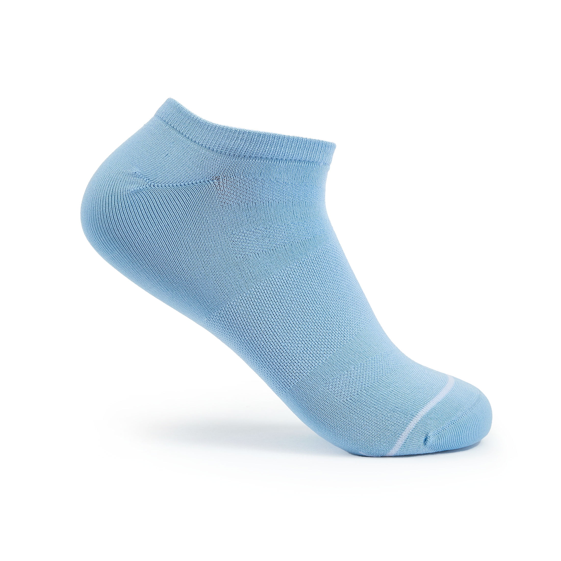 Fruit of the Loom Beyond Soft No Show Socks for Women, Blue Assorted, Sizes 4-10 (6-Pack)