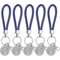 thumbnail image 5 of 5pcs Evil Eye Keychain, Lucky Eye Keychain Blue Turkish Amulet Pendant Keyring, 5 of 5