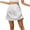 White, variant on Mini Skirts for Women Polka Dot Printed Summer A-Line Skirt with Zipper,Sizes S-5XL