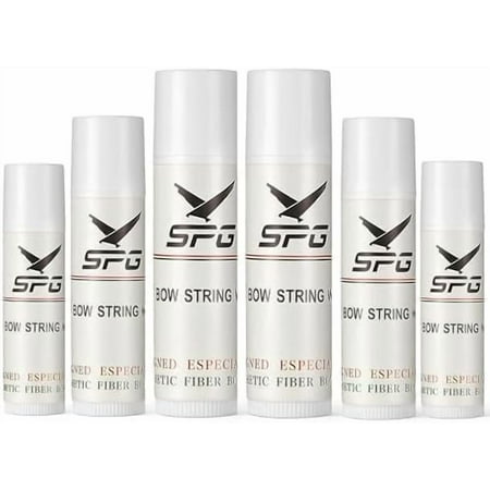 Archery 6Pcs Bow String Wax Protective Bowstring Waterproof Rail Lube for Crossbow Recurve Bow Strings Maintenance Reduce Bowstring Friction and Prevent Fraying Accessories$$Other