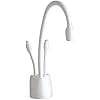 InSinkErator Indulge F-HC1100 Contemporary Instant Hot and Cold Faucet in White - 44252A