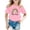 shirts for girls clearance-Pink, variant on Big Sister Girls Fashion Graphic T-Shirt Big Sister Letter Print Short Sleeve Crewneck Tee Top Sibling Matching Summer Clothes Cute Announcement Kids Cotton Shirt Soft Kids
