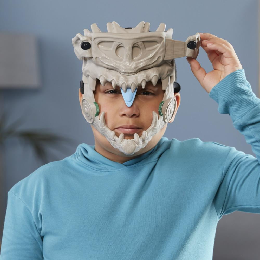 Marvel Studios Black Panther Wakanda Forever Attuma Shark Armor Mask Role Play Toy with Extendable Sides For Kids, Multicolor, 9.4"