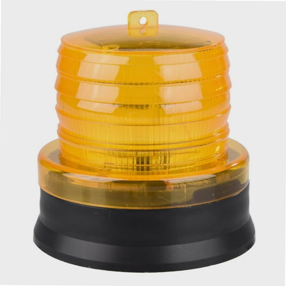 2V LED Warning Light, Emergency LED Warning Light Car Auto Lamp, Warning Flashing Recovery Amber Strobe Light Beacon (Yellow)