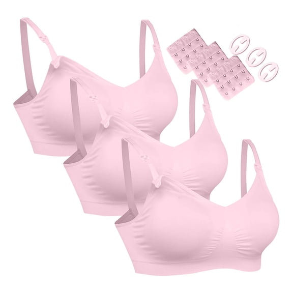 ClodeEU 3Pcs Sports Bra-Padded Seamless High Impact Support for Yoga Workout Fitness