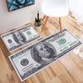 thumbnail image 3 of Keimprove Hundred Dollar Bill Runner Rug Money Rugs Non-slip Floor Mat Modern Home Decor Carpet for Living Room Bedroom Kitchen Laundry, 3 of 7