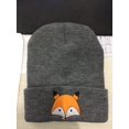 thumbnail image 3 of ITFABS Unisex Kids Cartoon Fox Knitted Caps Elastic Breathable Beanie Cap, 3 of 4