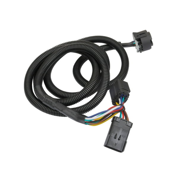 MITZONE 7-Foot 7-Pin Truck Bed Trailer Wiring Plug Harness Extension Compatible with 1995-2009 Dodge Ram 1500 2500 3500, 1995-2010 Dodge Dakota for Fifth-Wheel and gooseneck Trailers
