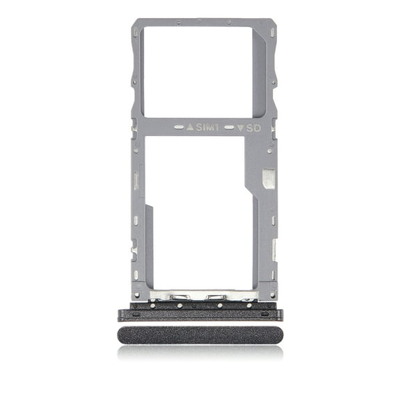 Replacement Single Sim Card Tray Compatible For Alcatel 1V (5007 / 2020) (Prime Black)